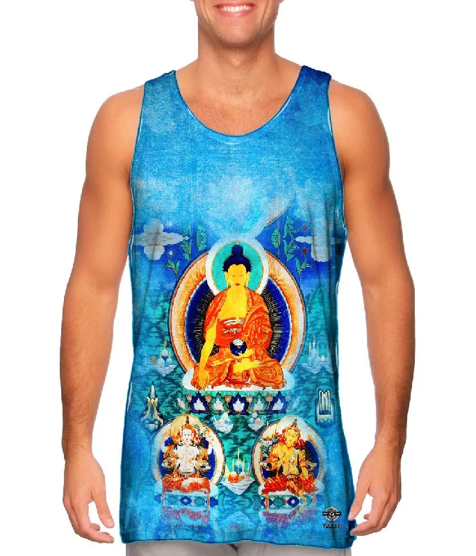 Tank-Top-Brown-Chenrezig and Manjushri - "Shakyamuni"