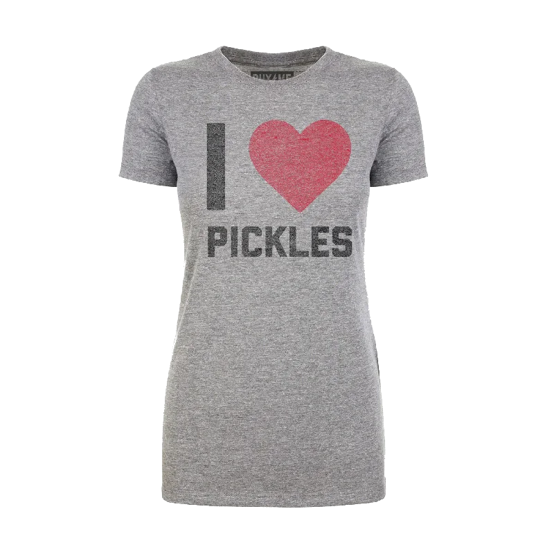 T-Shirt-Classic-I Heart Pickles Women's Tee