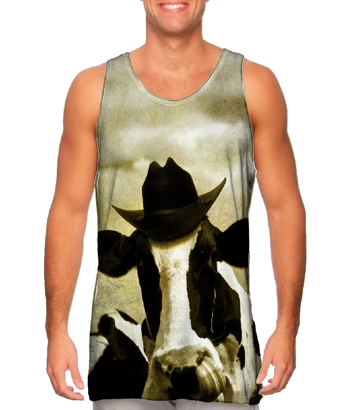 Tank-Top-Running-Cowboy Cow