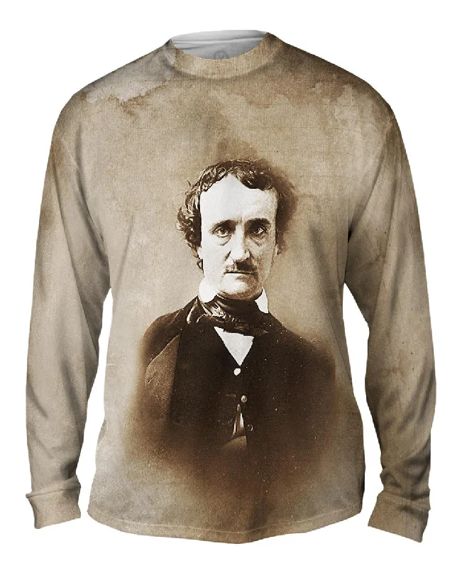 Long-Sleeve-Beige-Edgar Allan Poe