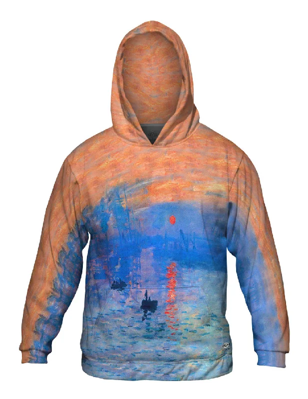 Hoodie-Oversized-Claude Monet - "Impression Sunrise" (1873)