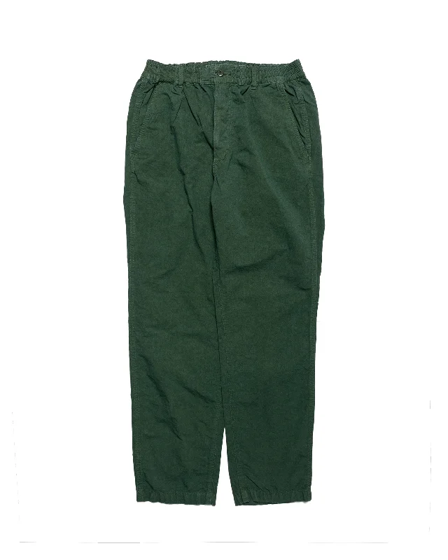 Pants-Yoga-Sage de Cret High Density Cotton Hemp Tapered Pants Olive