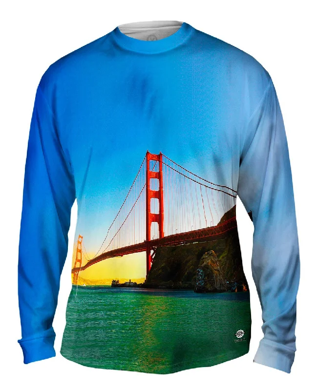 Long-Sleeve-Stylish-Still Waters Golden Gate Bridge