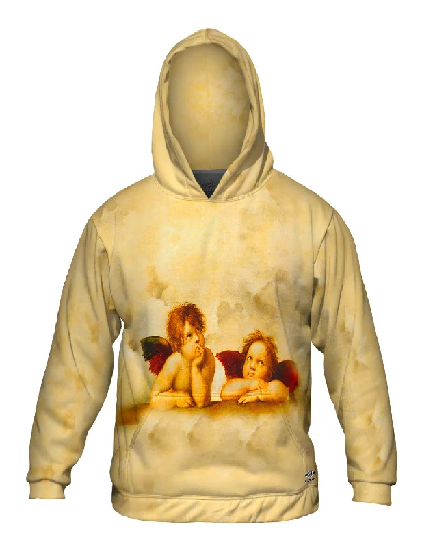 Hoodie-Half-Zip-Raphael - "Sistine Madonna Group Of Angels"