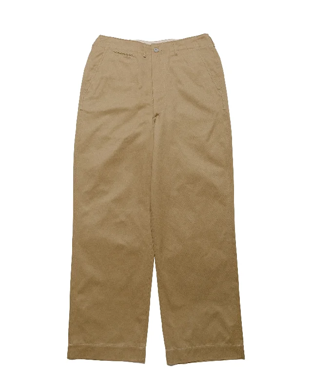 Pants-College-The Real McCoy's MP23102 Trousers, Cotton, Khaki, 1941 Khaki