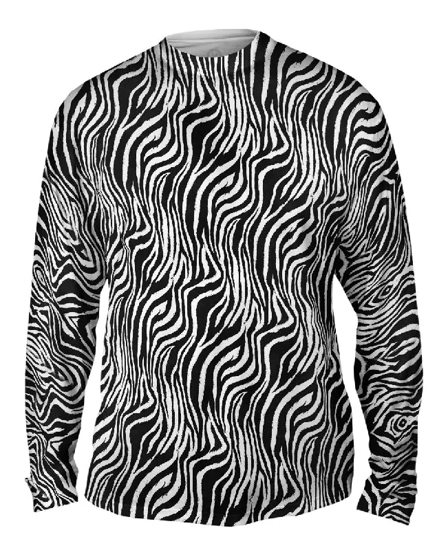 Long-Sleeve-Tactical-Tribal Zebra Skin Safari