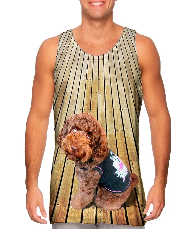 Tank-Top-Athletic-Double Chocolate Poodle