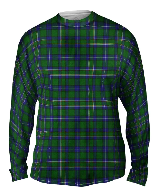 Long-Sleeve-Sportswear-Tartar Pattern Green