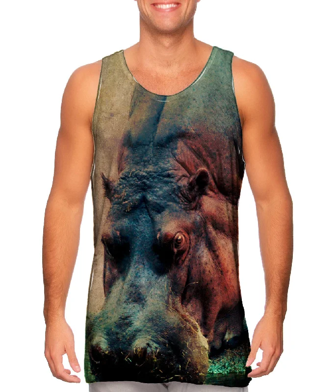 Tank-Top-Hip-Hop-Drinking Hippo