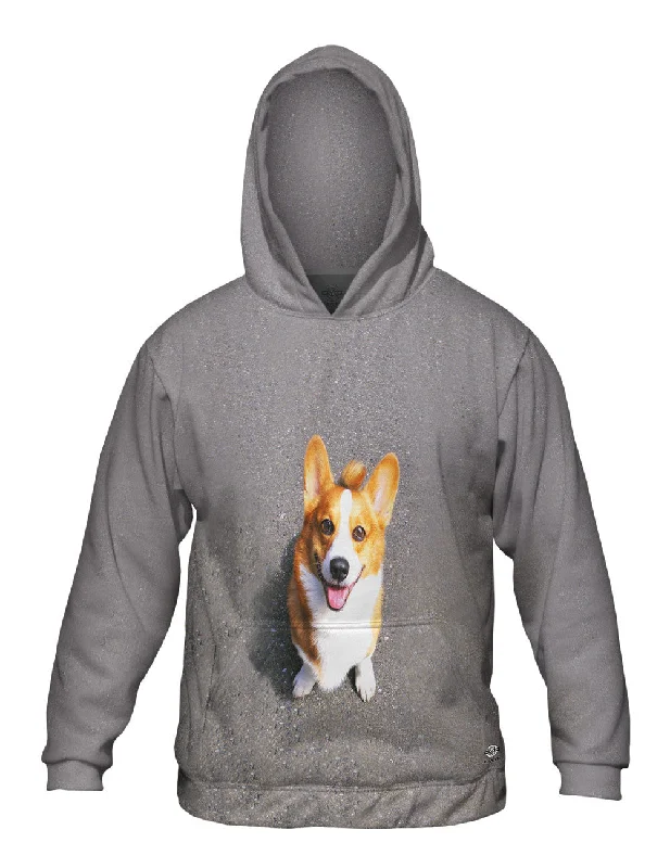 Hoodie-Boho-Huggable Corgi