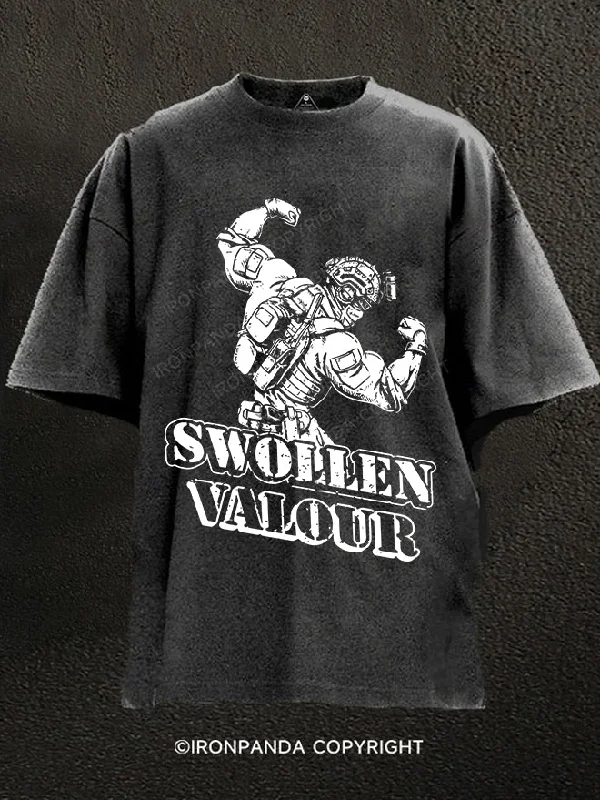 T-Shirt-Punk-Swollen Valour Washed Gym Shirt