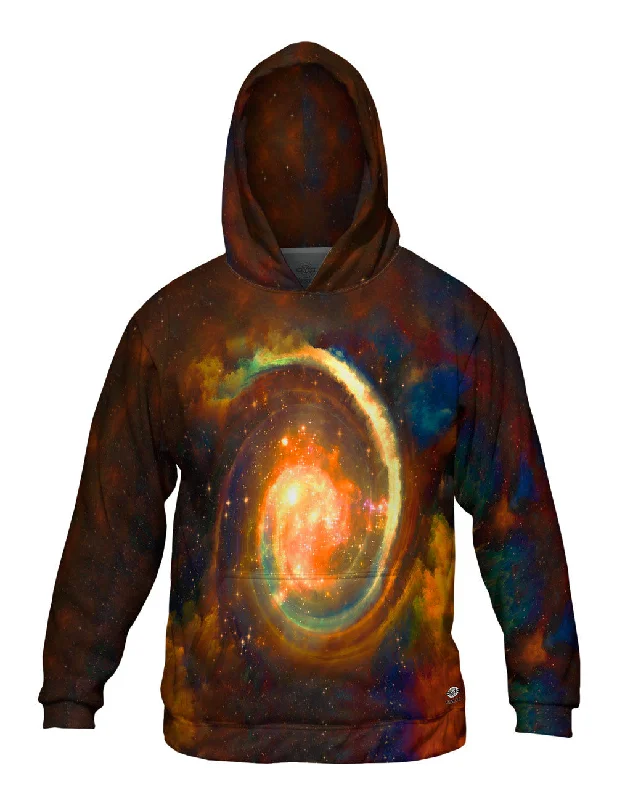 Hoodie-Organic-Space Galaxy Virtual Ring Nebula