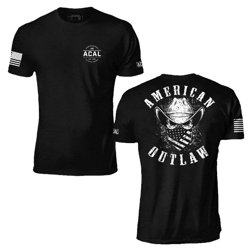 T-Shirt-Minimalist-American Outlaw T-Shirt