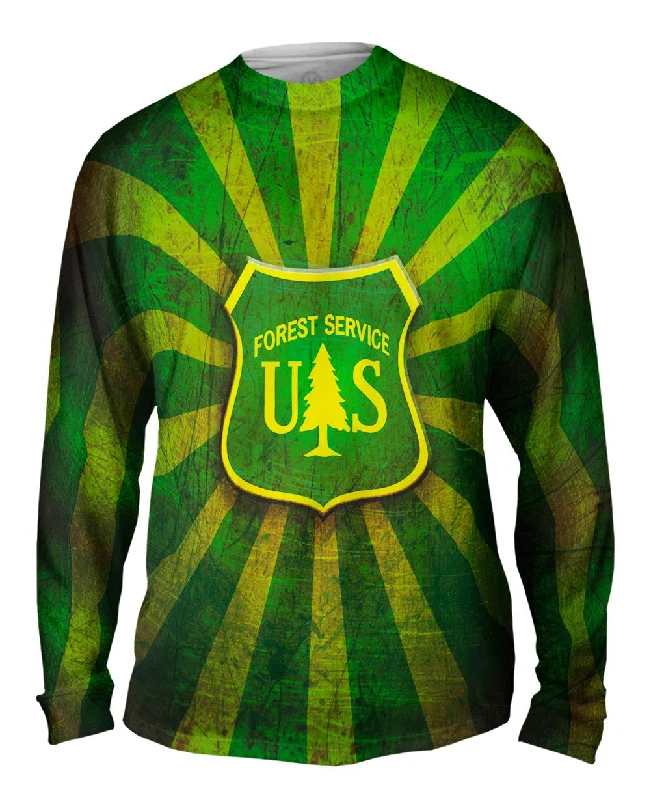 Long-Sleeve-Unisex-Forest Service Star