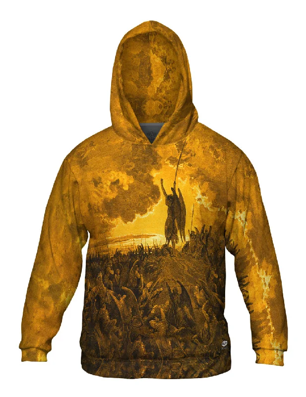 Hoodie-High-Quality-Gustave Dore - "Paradise Lost 3 Gold" (1857)