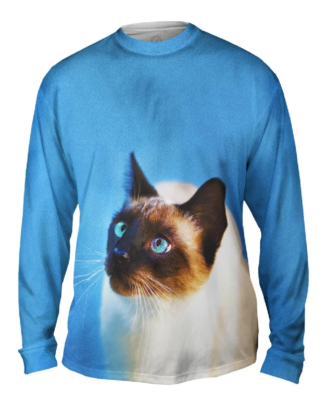 Long-Sleeve-Y2K-Style-Gorgeous Eyes Siamese Cat