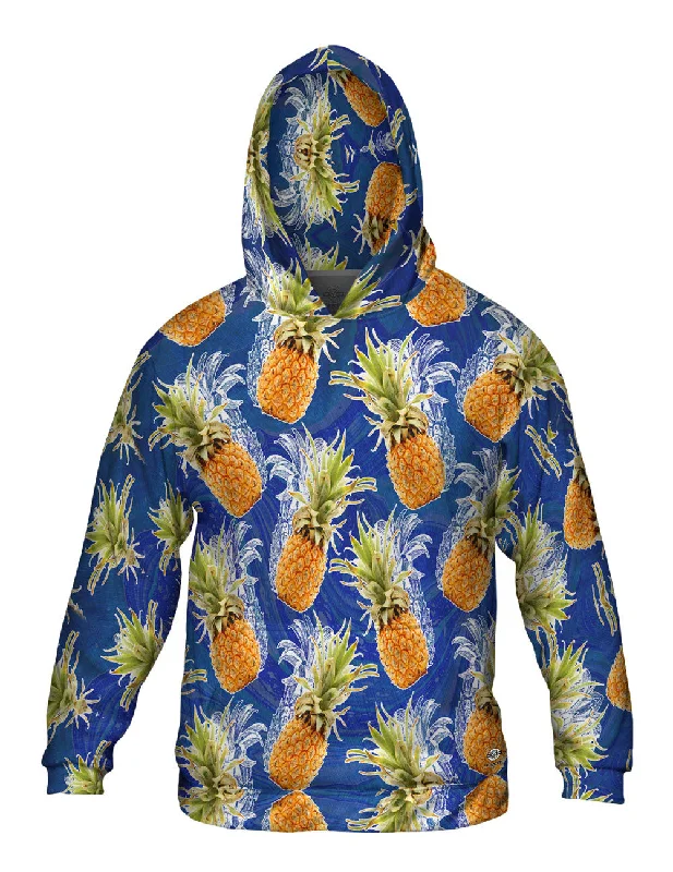 Hoodie-Checked-Summer Pineapple