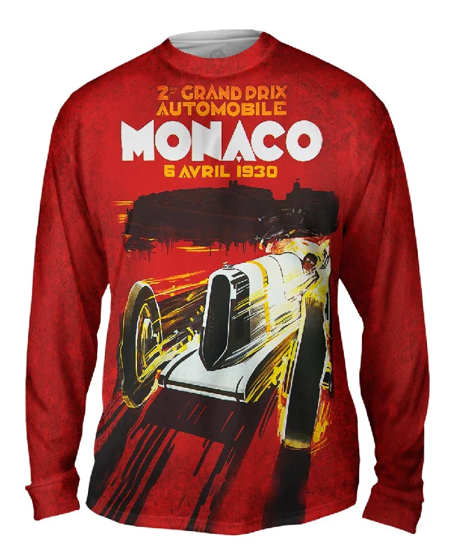 Long-Sleeve-Washable-Monaco Grand Prix Automobile