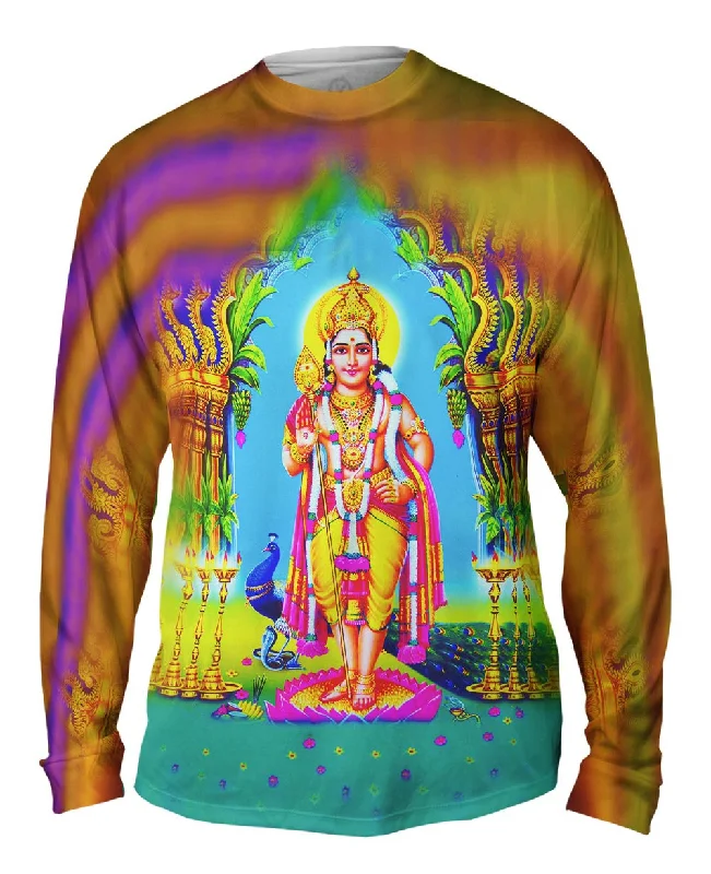 Long-Sleeve-Hiking-India - "Muruga Hindu God"