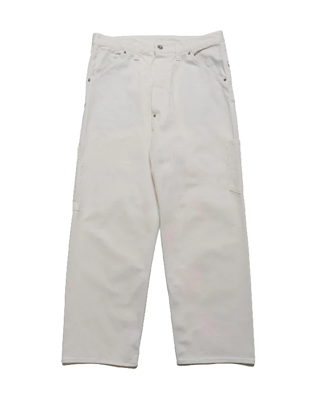 Pants-Family-Matching-The Corona Utility CP011 Half Overalls Cotton Drill Natural