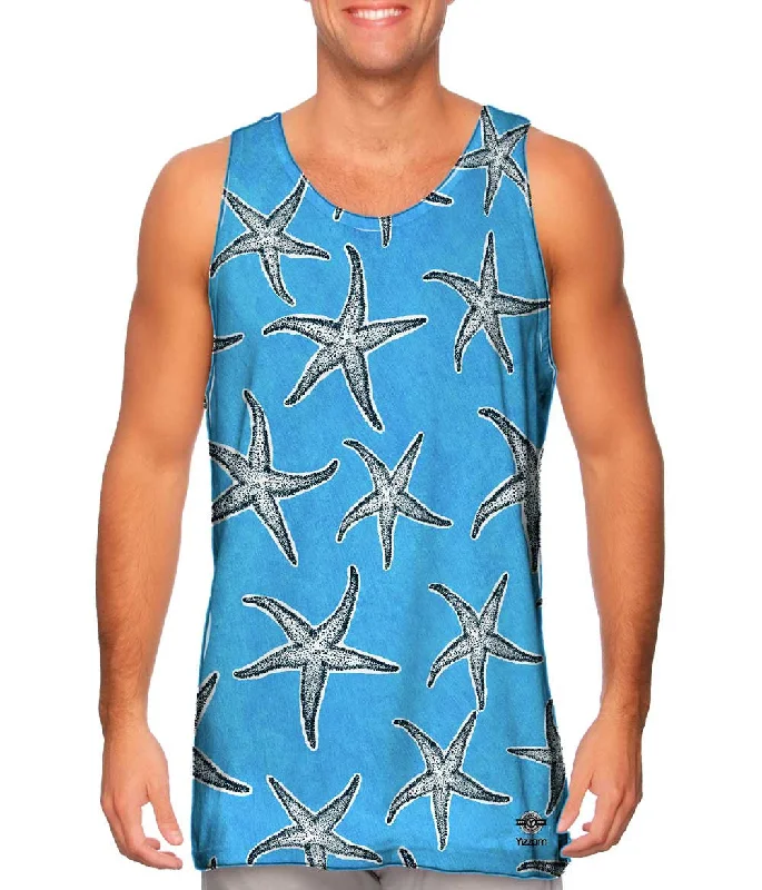 Tank-Top-Unisex-Bubbly Starfish Light Blue