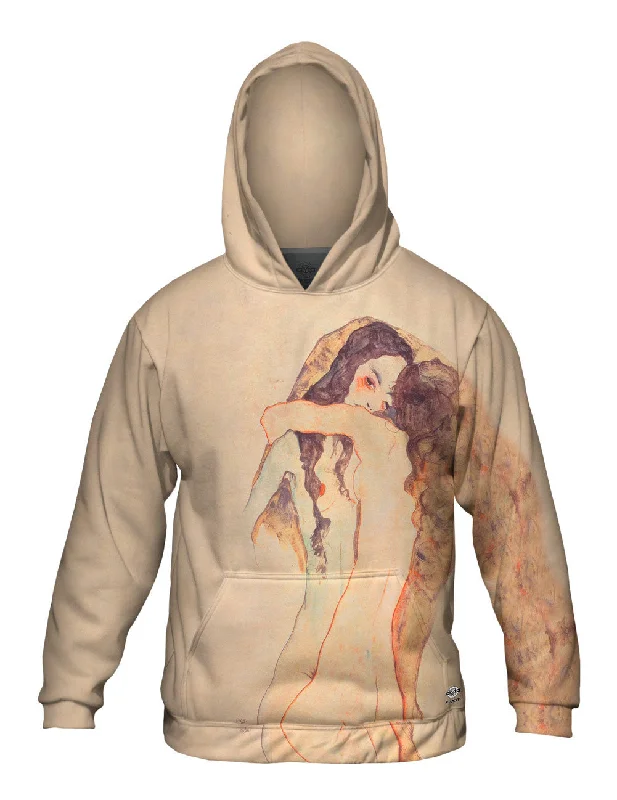 Hoodie-Techwear-Schiele -"Duo Nude Women" (1911)