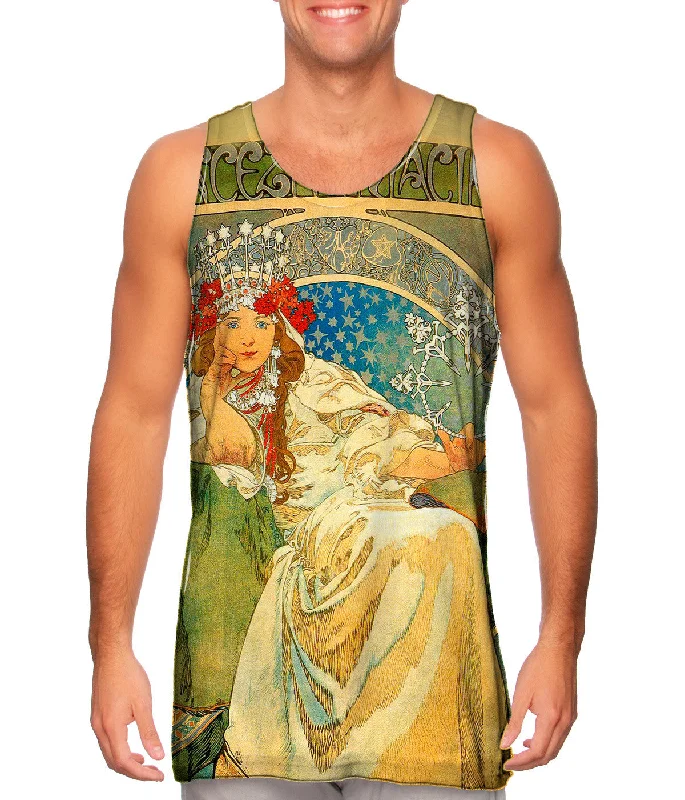 Tank-Top-Embroidered-Alphonse Mucha-Princess Hyacinth-1911