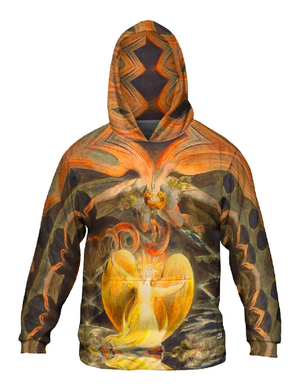 Hoodie-College-William Blake - "Le Grand Dragon Rouge Et La Femme Vetue De Soleil" (1805)