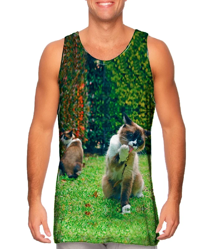 Tank-Top-Printed-Clean Paw Cat