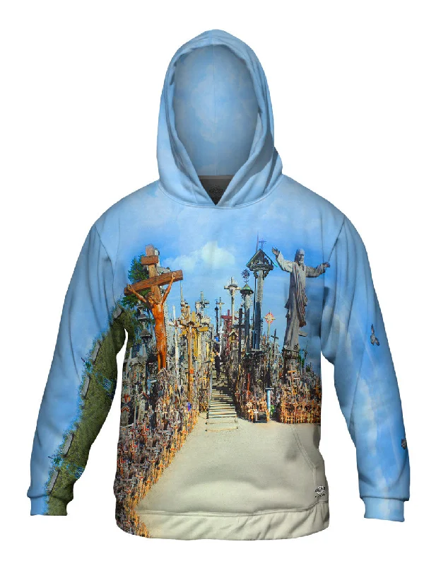 Hoodie-Kangaroo-Pocket-Pudelek (Marcin Szala) - "Hill of Crosses" (2011)