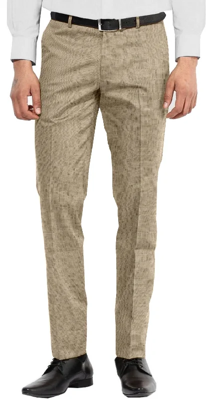 Pants-Baggy-Dugdale Beige Plain