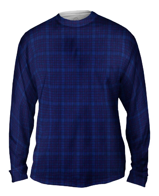 Long-Sleeve-Windproof-Blue Flannel