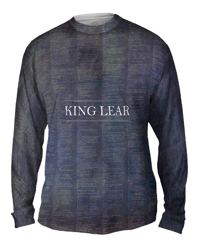 Long-Sleeve-Streetwear-William Shakespeare Literature - "King Lear" (1606)