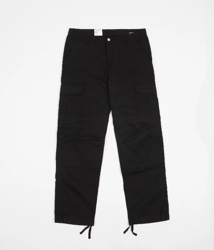 Pants-Basketball-Carhartt Regular Cargo Pants - Dyed Black