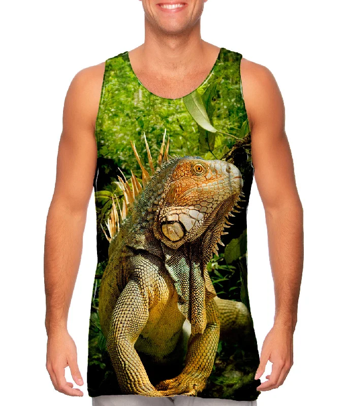 Tank-Top-Sweatproof-Deep Jungle Iguana