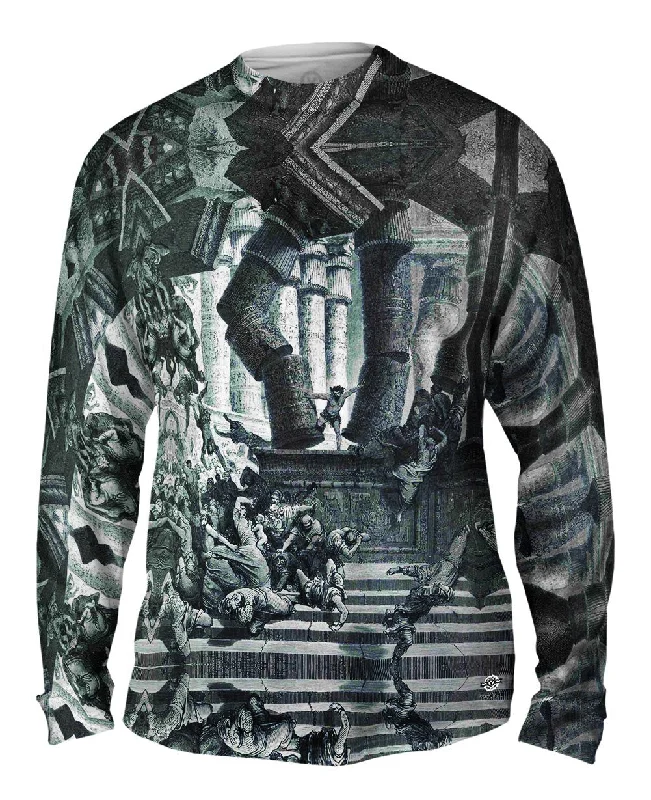 Long-Sleeve-Minimalist-Gustave Dore - "Death Of Samson" (1866)