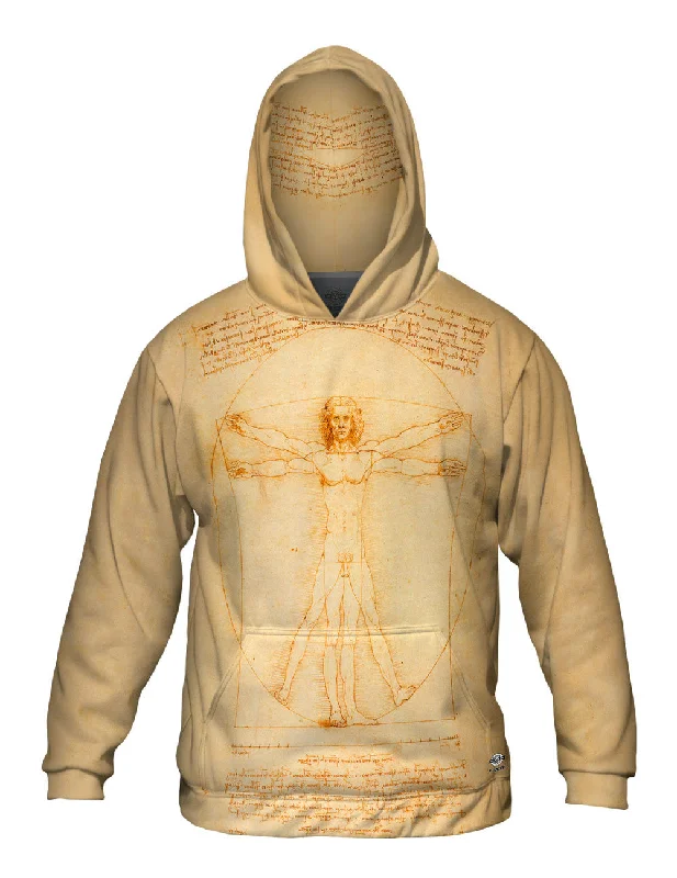 Hoodie-Camping-Leonardo da Vinci - "Vitruvian Man" (1490)