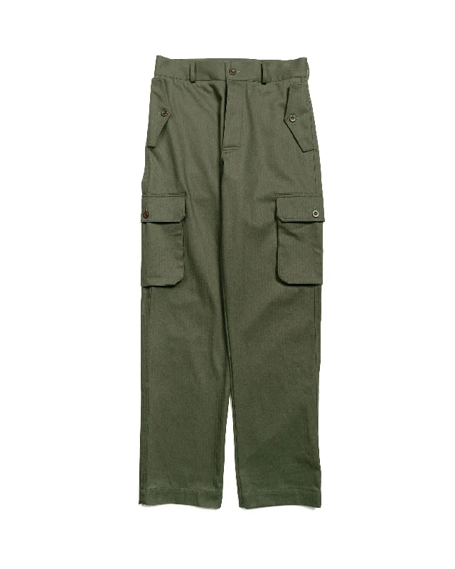 Pants-Techwear-Rosa Rugosa Cargo Pant Moss