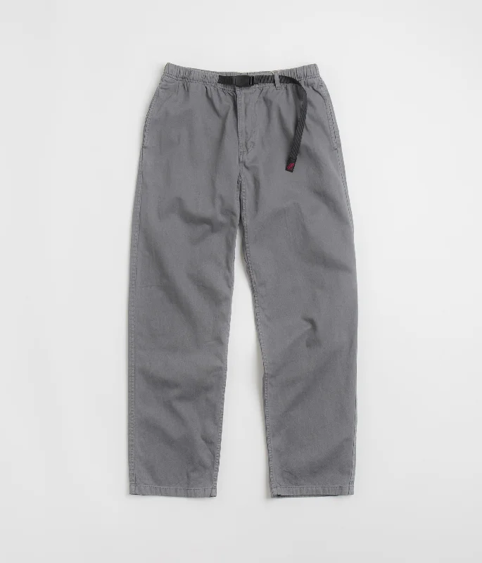 Pants-Retro-Gramicci Pigment Dye G Pants - Fog