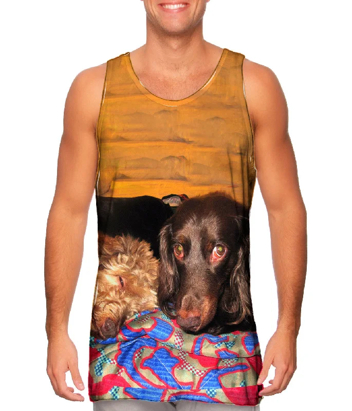 Tank-Top-Drawstring-Dachshund Nap Time