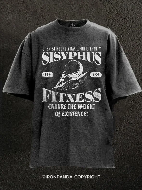 T-Shirt-Tie-Dye-Sisyphus Washed Gym Shirt