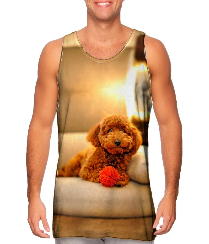 Tank-Top-Cotton-Chocolate Couch Poodle