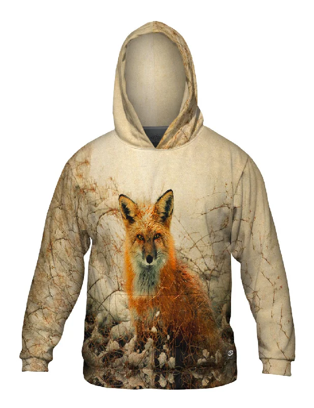 Hoodie-Y2K-Style-Vintage Snow Fox