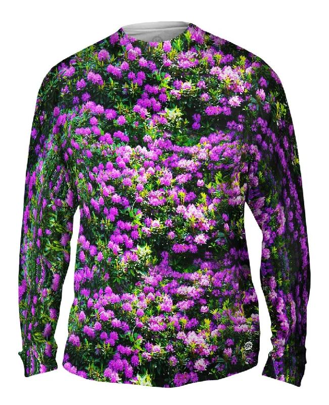 Long-Sleeve-Hip-Hop-Purple Flower Medley