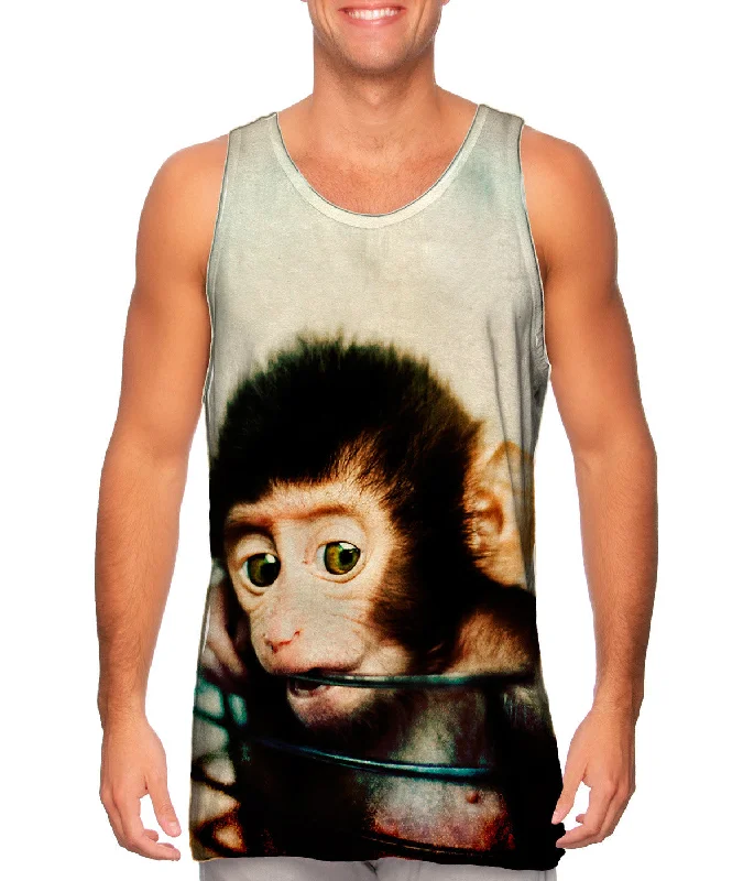 Tank-Top-Breathable-Basket Baby Monkey