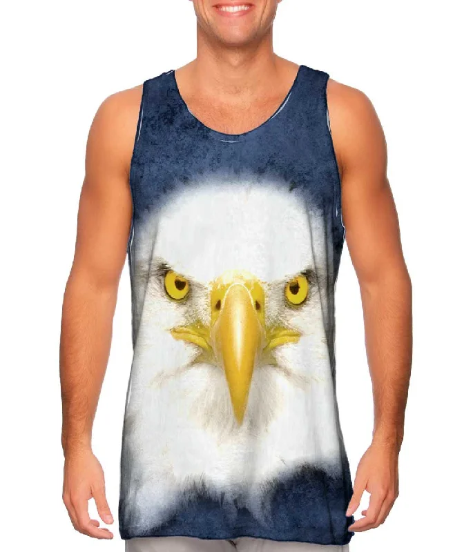 Tank-Top-Drawstring-Bald Eagle