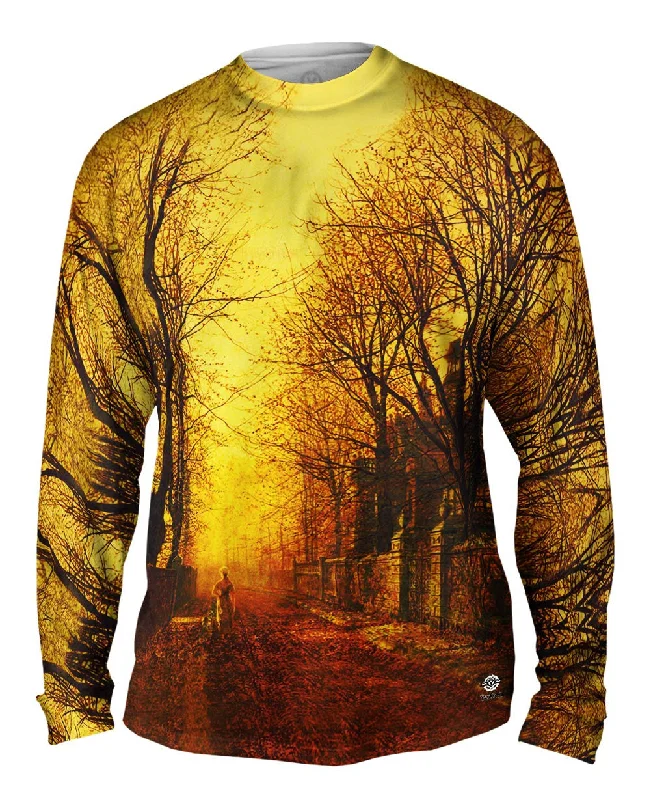 Long-Sleeve-Zip-Up-John Atkinson Grimshaw - "A Golden Beam" (1882)