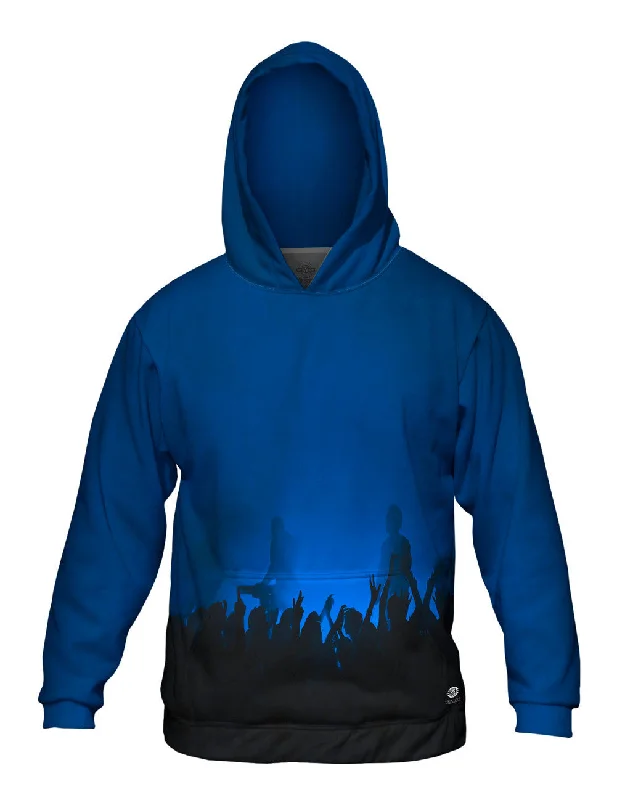 Hoodie-Warm-Edm Music Makes The Crowd Blue