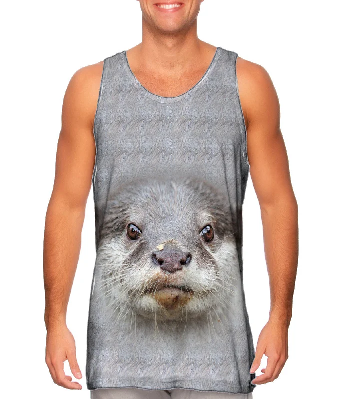 Tank-Top-Orange-Cute Otter