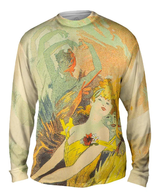 Long-Sleeve-Gothic-Danseur Colore de Nouveau (Colorful Dancer)